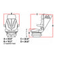 F10M4112 Brown Cloth Mechanical Suspension Seat Fits Bad Boy 4800 PUP 5200 PUP