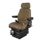 F10M6112 Brown Cloth Wide Base Mechanical Seat Fits Universal Products