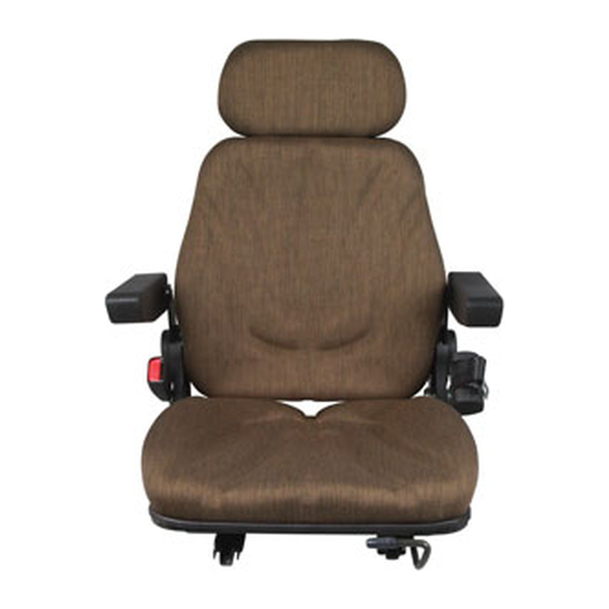 F10ST2030 Brown Cloth Seat with Slide Tracks Fits Universal Products