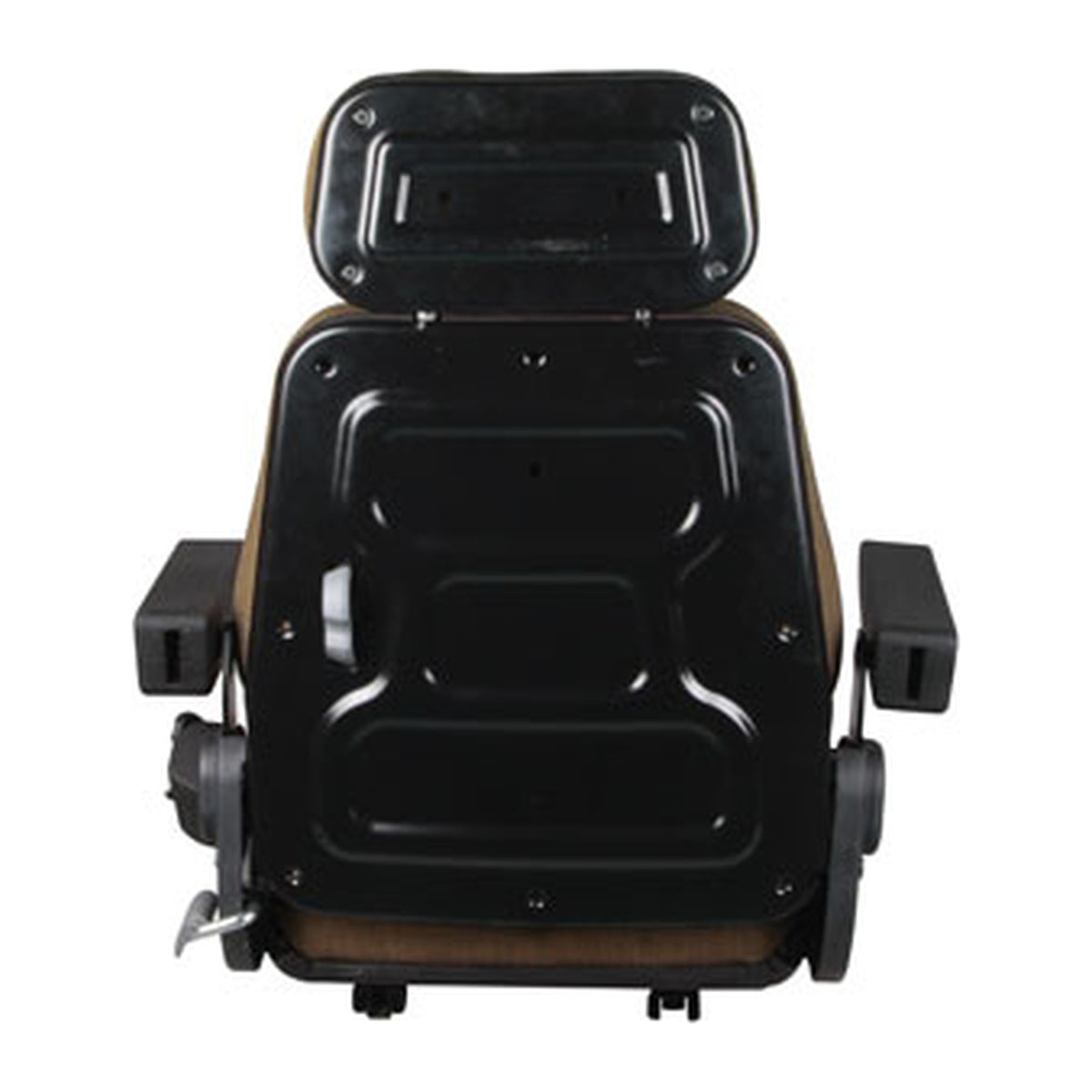 F10ST2030 Brown Cloth Seat with Slide Tracks Fits Universal Products