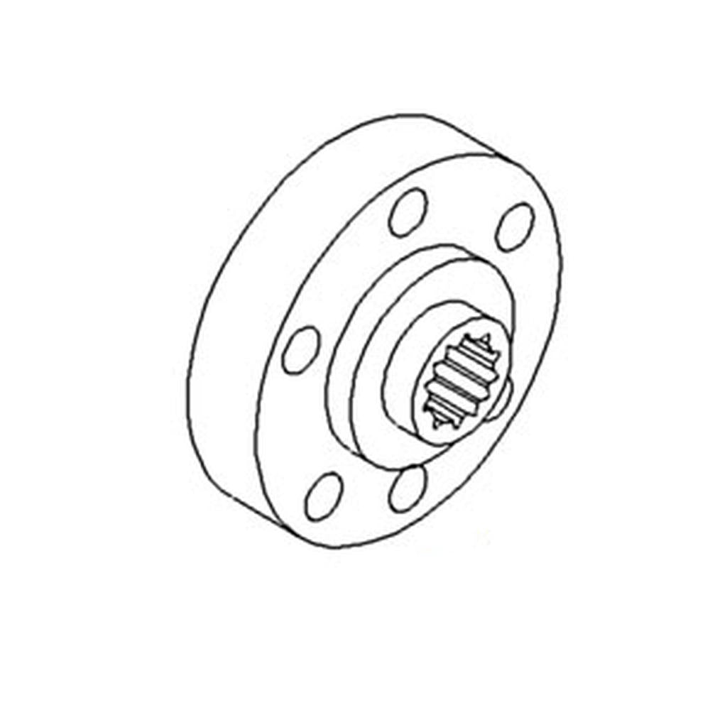 F1NNN777AA One (1) New PTO Drive Hub Fits Ford Models 5640, 6640, 7740, 7840
