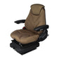 F20A5012 Brown Cloth Low Profile Air Suspension Seat Fits Universal Products