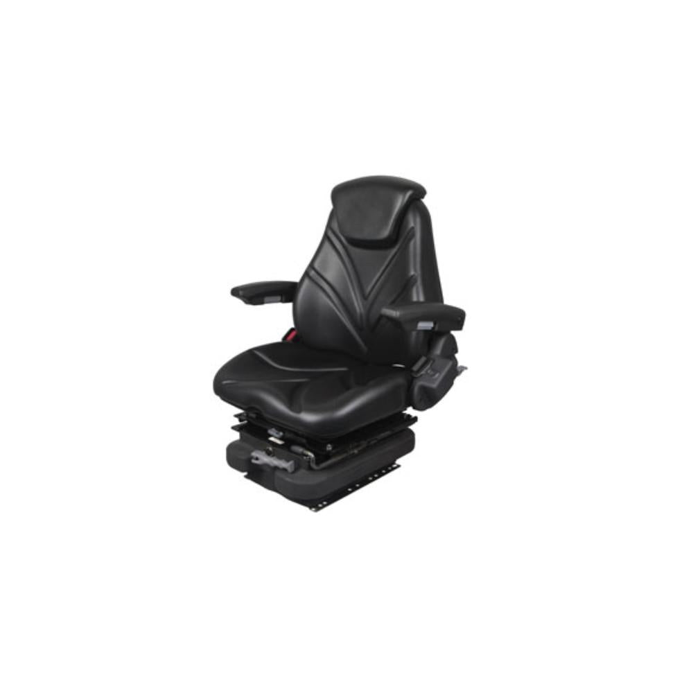 F20M5145 Low Pro Mechanical Suspension Seat w/ Isolator Black Vinyl Fits Bobcat
