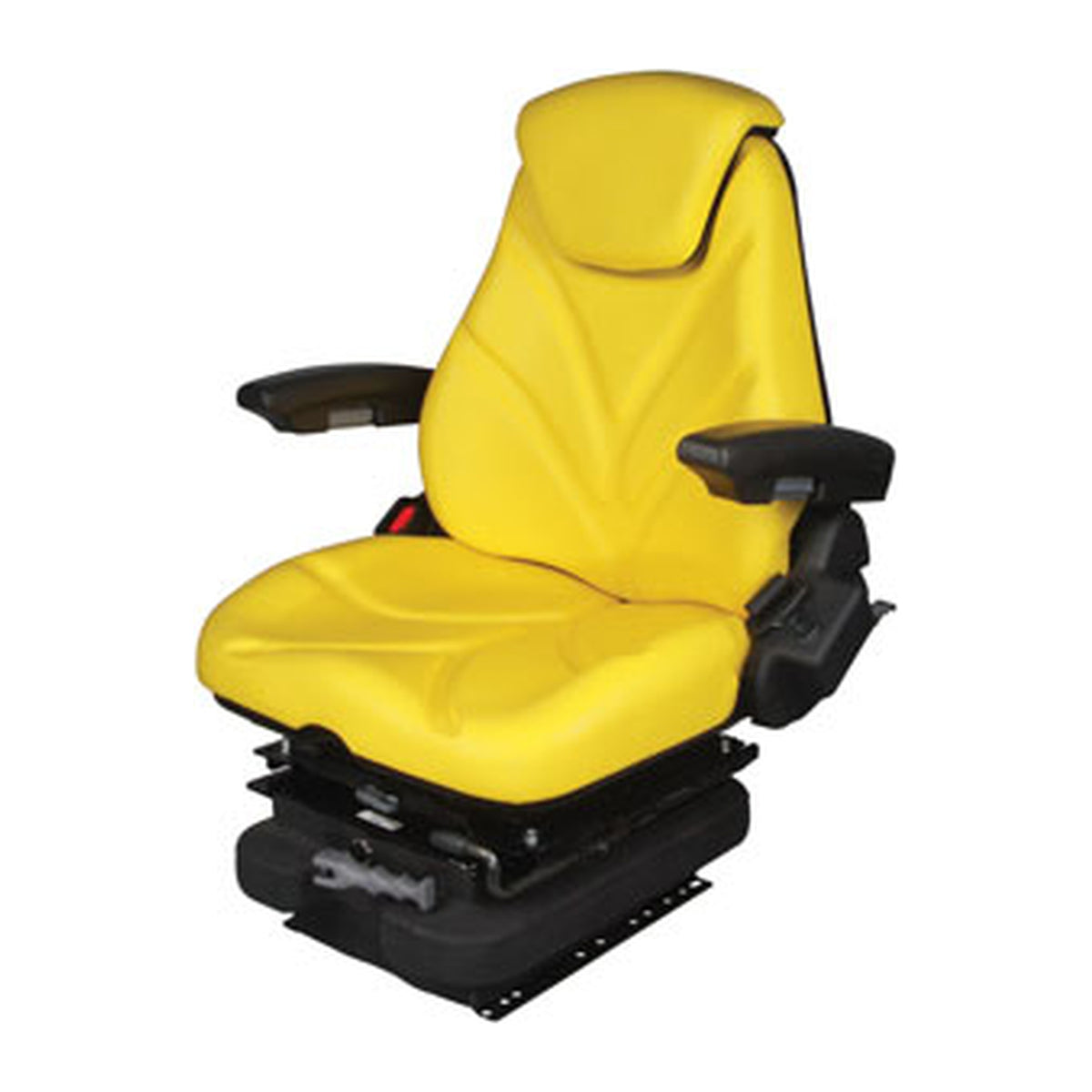 F20M5155 Yellow Vinyl Mechanical Seat with Isolator Fits Universal Products