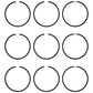 Qty 3: Standard Piston Rings Fits Case/International Harvester Replaces 87802355