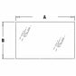F44630 Lower Rear Window Glass Fits Case-IH Backhoes 580D 580E 680L 780B++