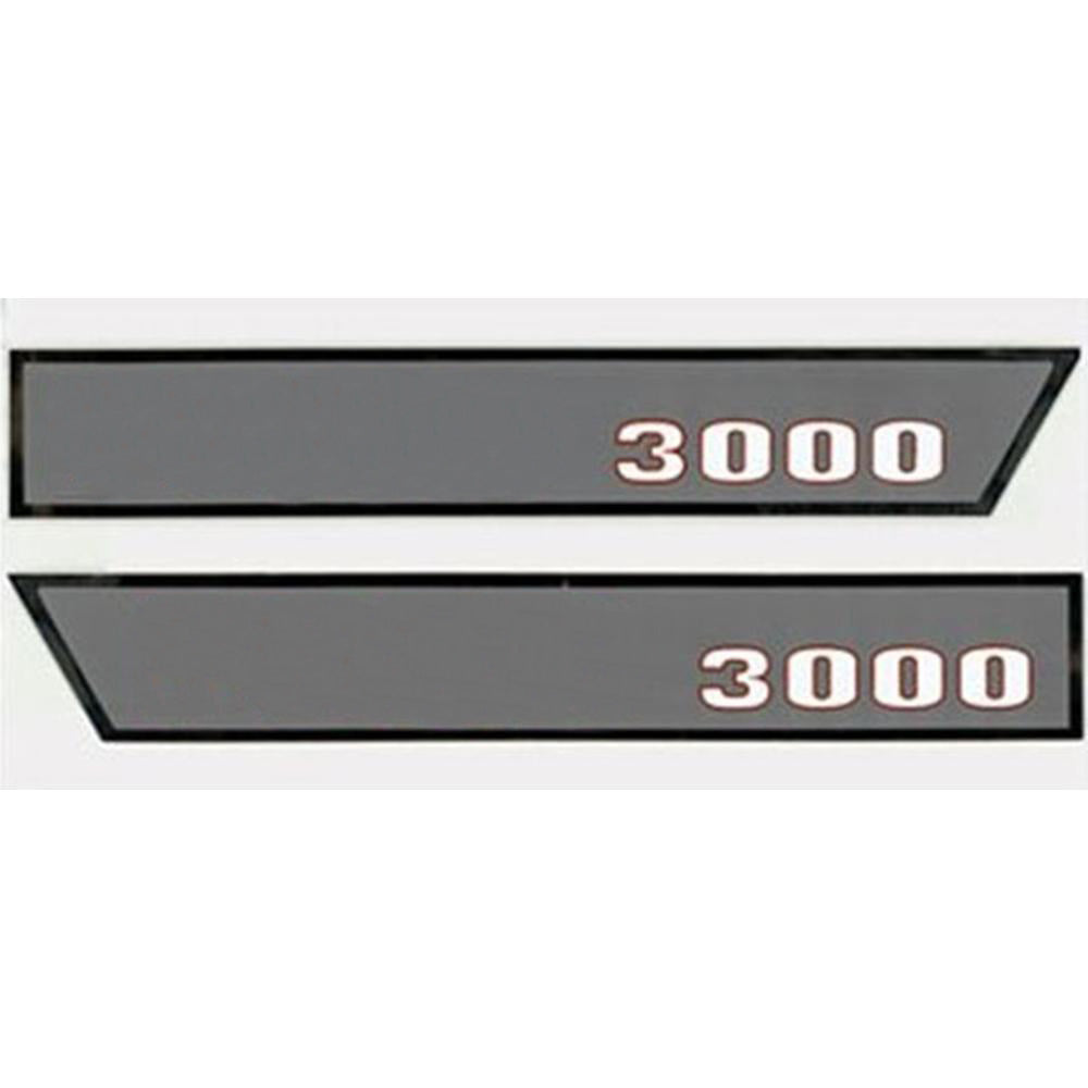 HKFD3000A Hood Decal Set Fits Ford 3000 1965-1968 3-cyl