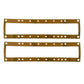 Set of 2 Radiator Gaskets F661R fits Gleaner G Fits John Deere