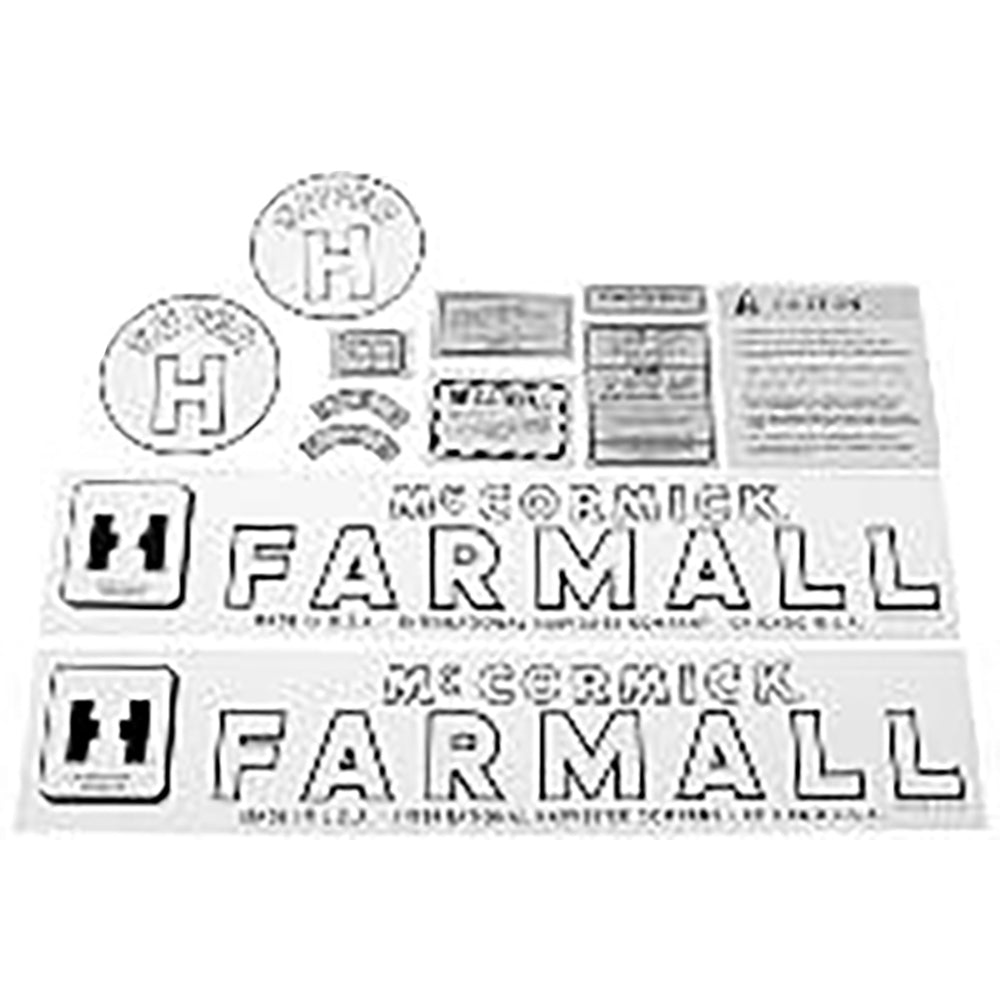 Hood Decal Set Fits Case/International Harvester Replaces D-IHCSH