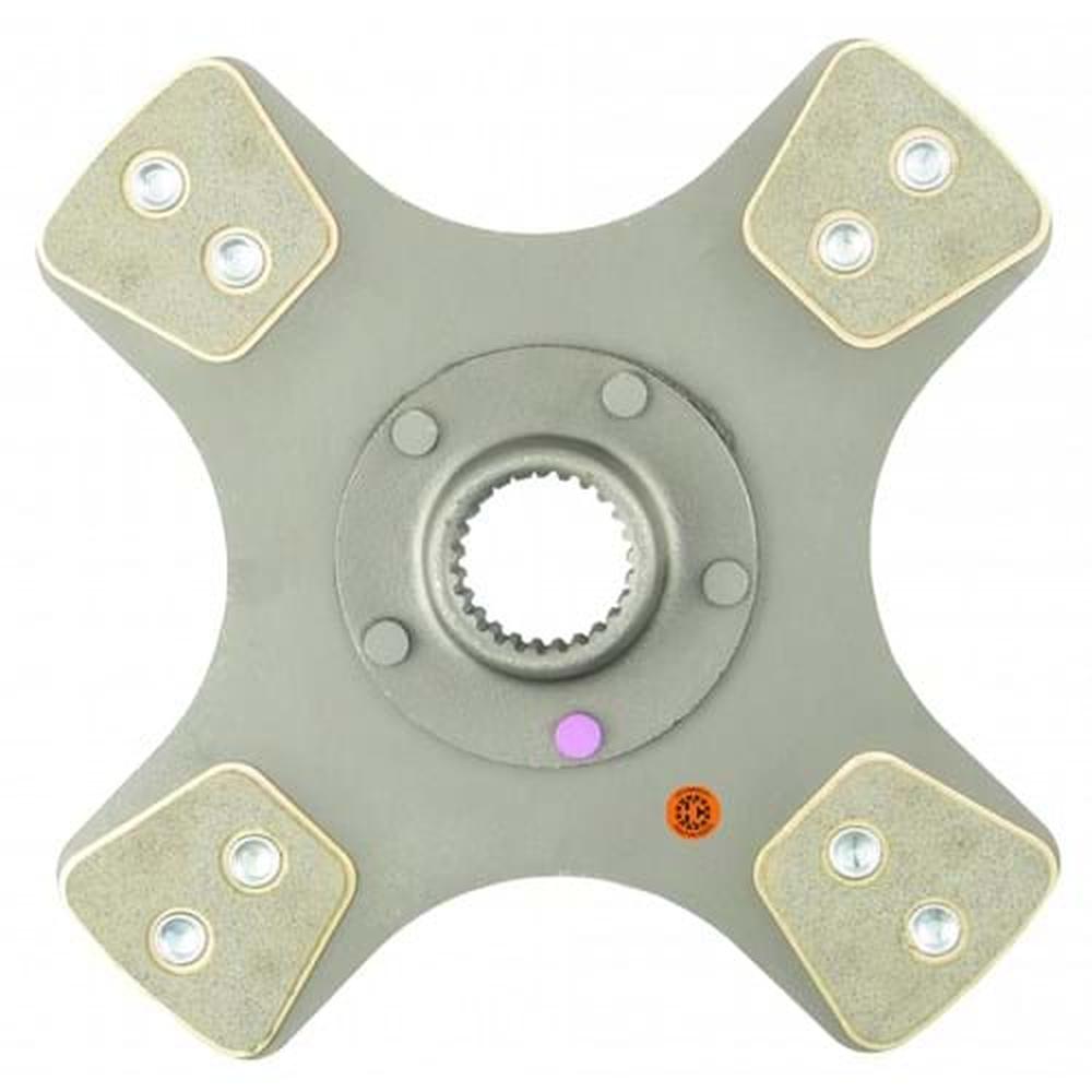 FC750AB 11" Transmission Disc, 4 Pad, w/ 1-5/8" 25 Spline Hub - Reman Fits Ford