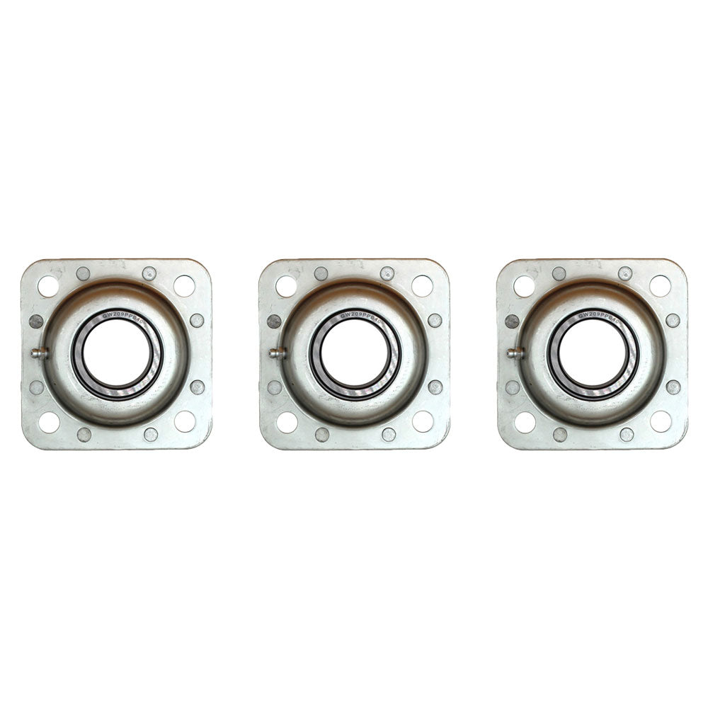 Qty 3: Flanged Disc Bearing
 Fits Riverside Tractor Replaces FD209RA