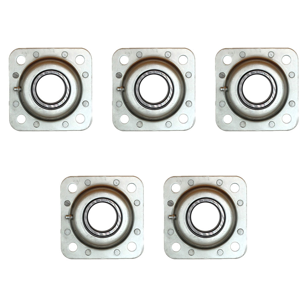 Qty 5: Flanged Disc Bearing Fits Ford/New Holland Replaces FD209RJA_x5