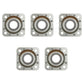 Qty 5: Flanged Disc Bearing Fits Universal Products Replaces FD209RJA