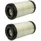 Qty 2: Outer Air Filter Fits Kioti Replaces T2350-11641