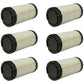 Qty 6: Outer Air Filter Fits Gravely Replaces 21512500