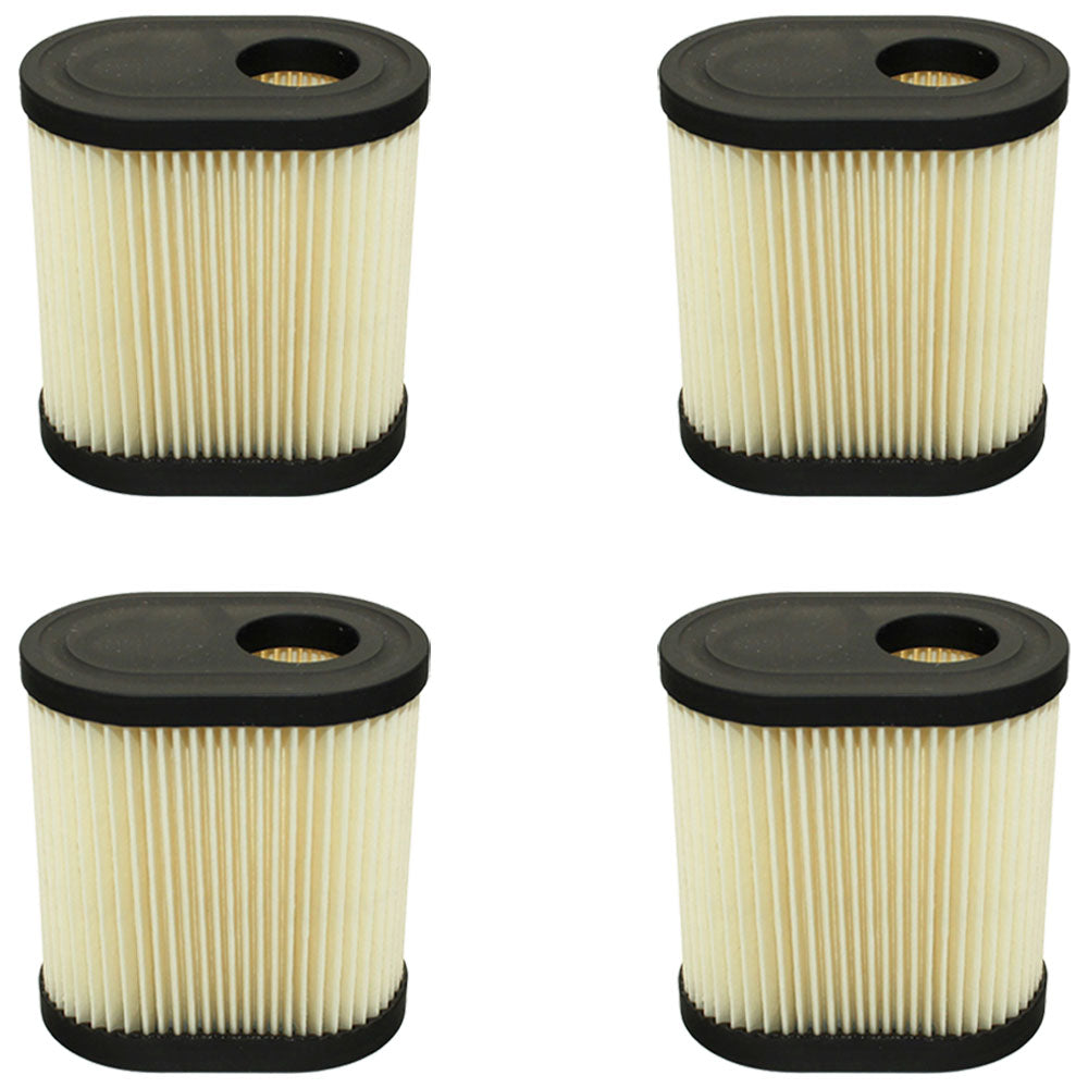 Set of 4 Air Filters Fits Tecumseh 36905 Fits Toro Fits Lawnboy Fits Craftsman