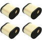 Set of 4 Air Filters Fits Tecumseh 36905 Fits Toro Fits Lawnboy Fits Craftsman