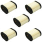 (5) Pack Air Filters 36905 Fits Tecumseh Fits Craftsman Fits Toro Mowers