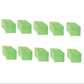 Qty 10: Prefilter (Green)
 Fits John Deere Replaces MIU12554