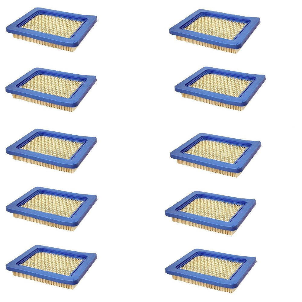 Pack of 10 Air Filters Fits Briggs and Stratton 491588S 494245 Fits John Deere