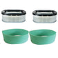 11013-2218 Two Filter & Prefilter Sets For John Deere X540 X520 Mowers For Kawas