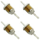 Qty 4: Fuel Filters Fits Bobcat Replaces 38283