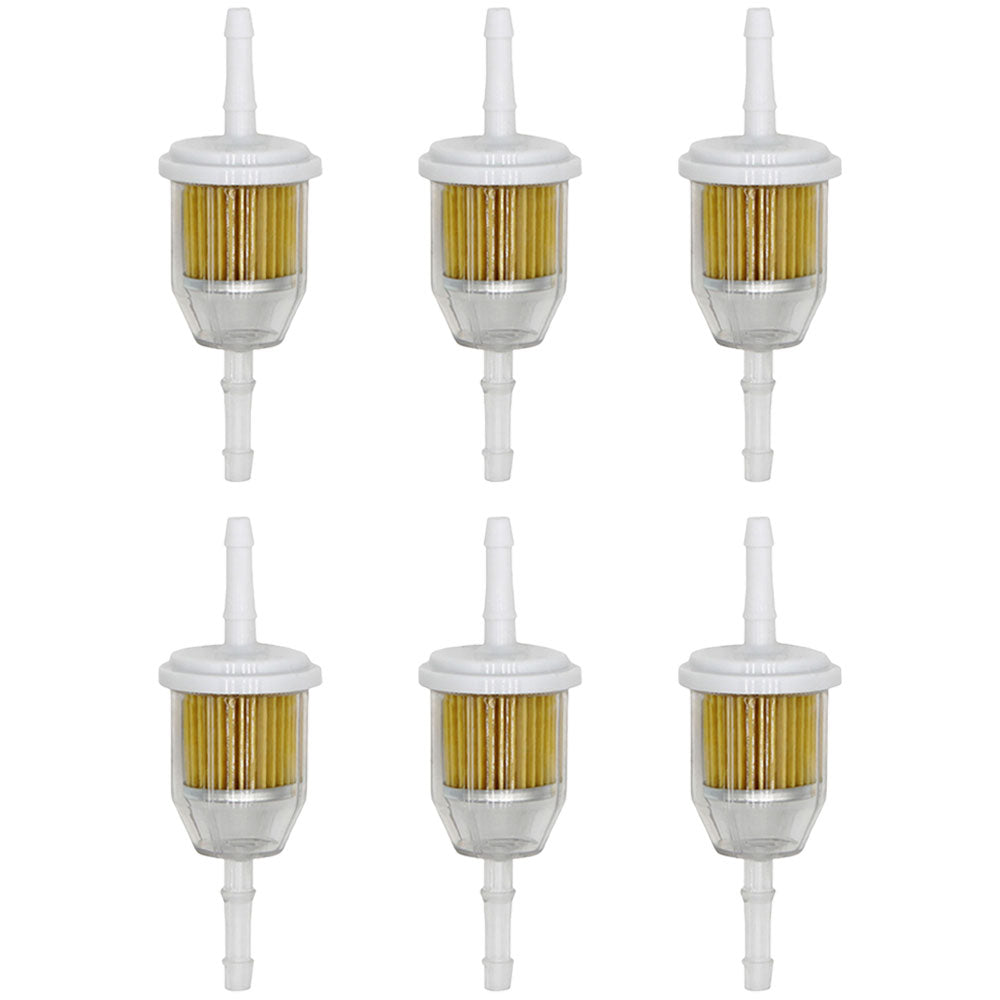 Qty. 6 Fuel Filters Fits Kubota Replaces E7187-82150