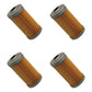Qty. 4: Fuel Filters
 Fits Komatsu Replaces 104500-55710
