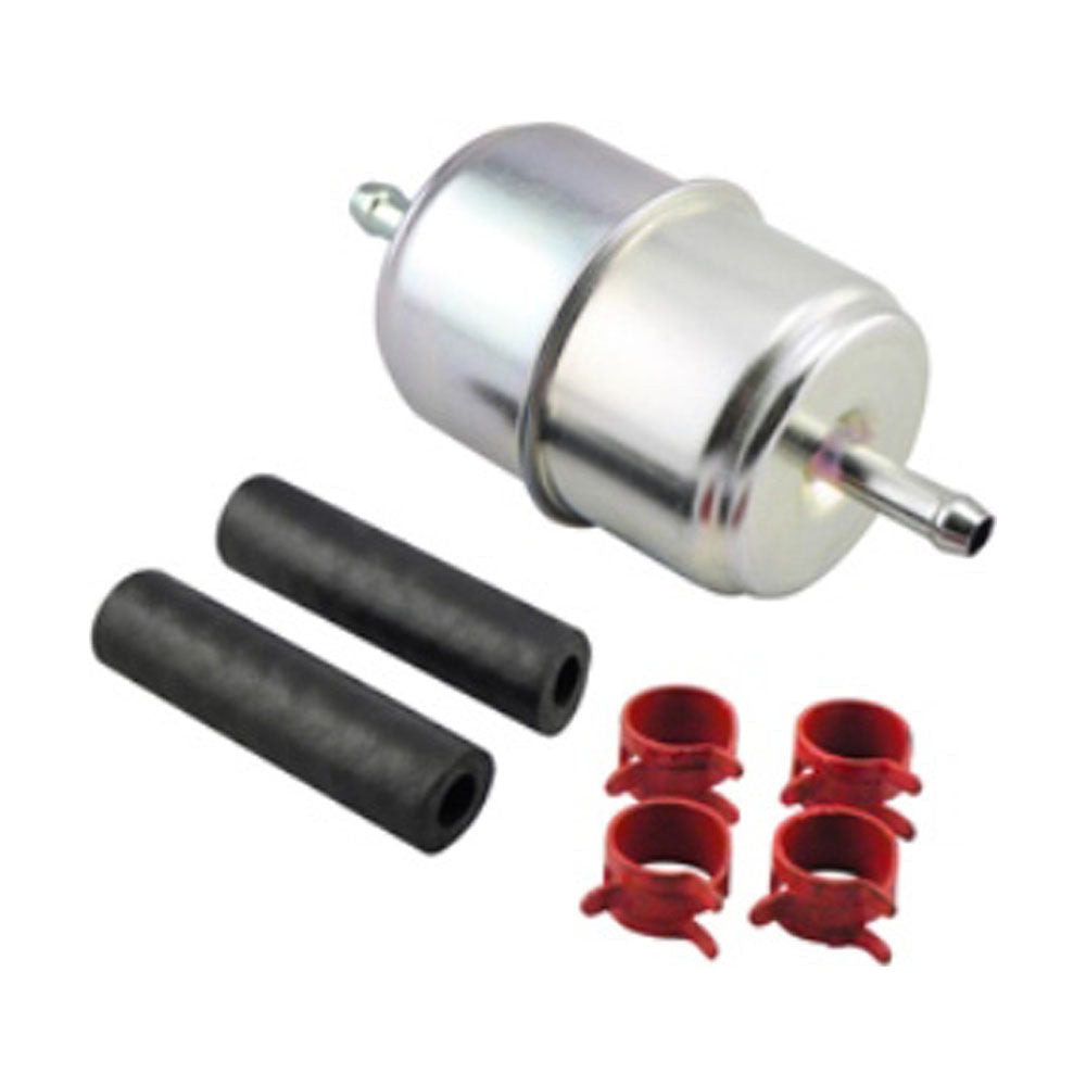 Fuel Filter With Clamps and Hoses Fits Universal Products Replaces 47411638