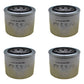 Qty 4: Oil Filter Fits Honda Replaces 15400-679-023