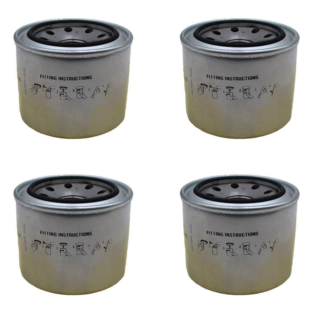 Qty 4: Oil Filter Fits John Deere Replaces 4454526