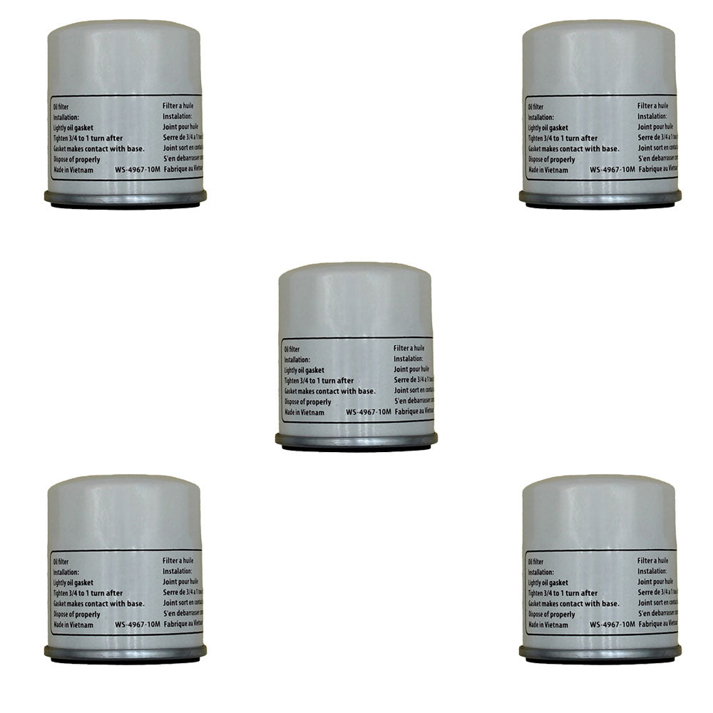 Qty 5: Transmission Filters Fits Scag Replaces HG52114