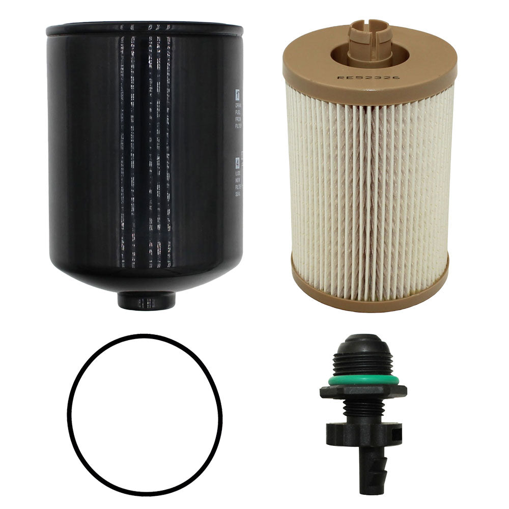 RE525523 fuel filter kit element set tractor combine Fits John Deere