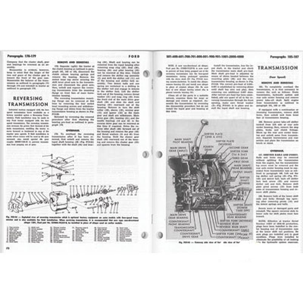IT MANUAL Fits Ford 501/600/601/700/701/800/801/900/901/2000/4000 # FO-20