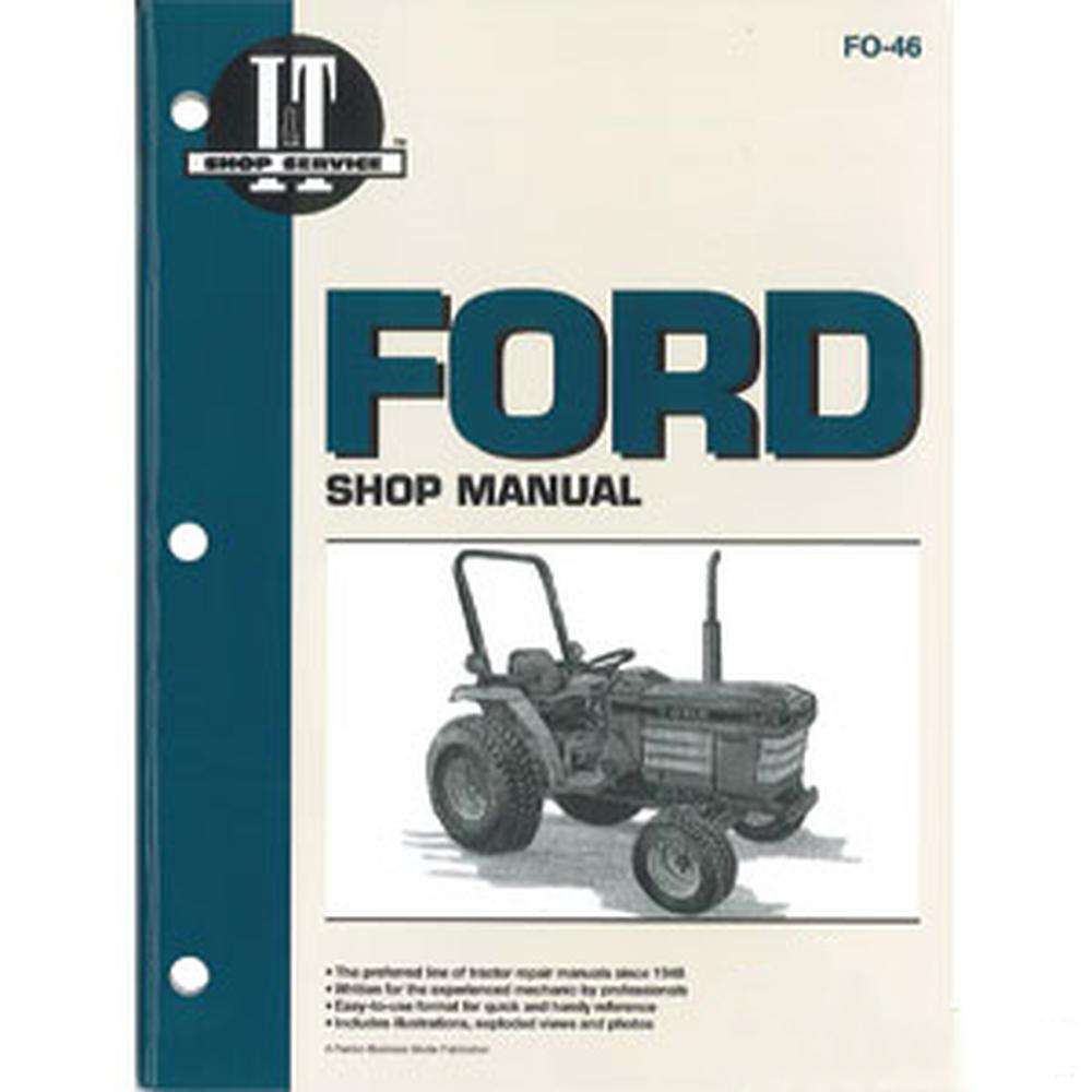 I&T Shop Manual FO-46 Fits Ford 1120 1220 1320 1520 1720 1920 2120