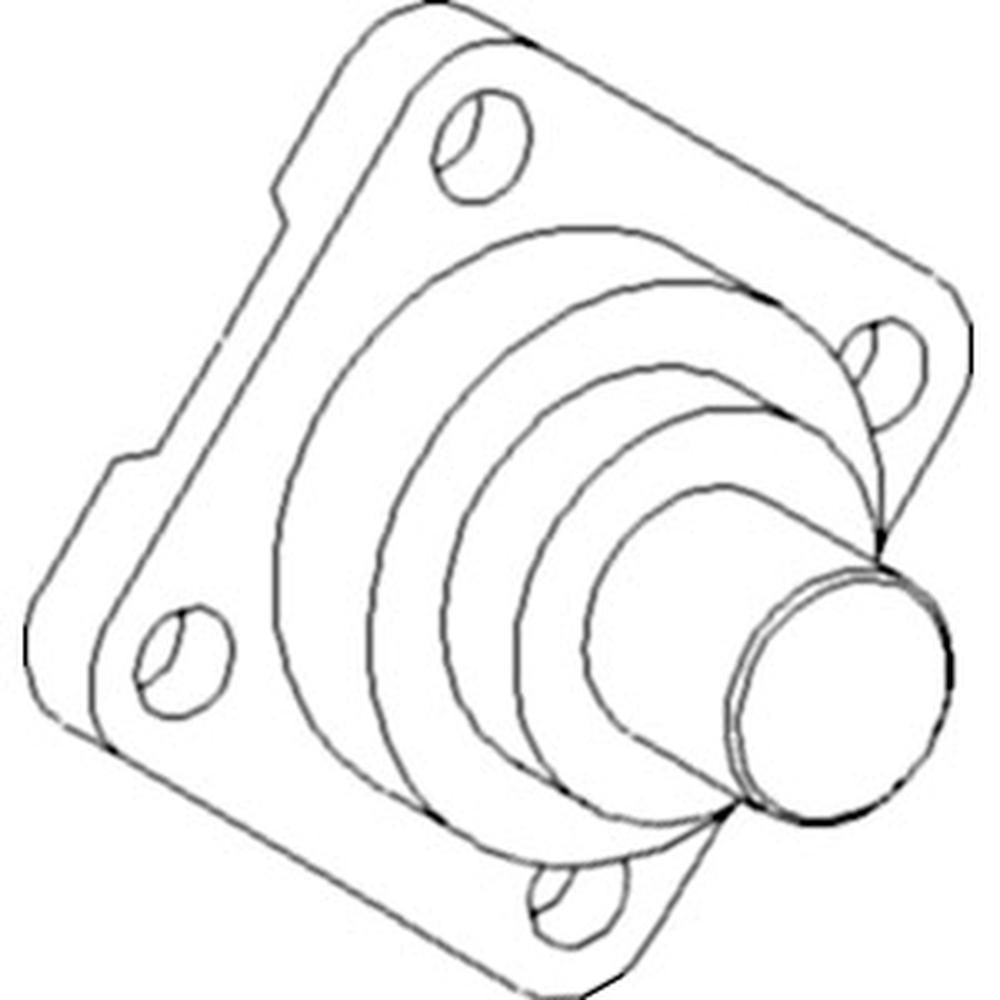 L112110 Replacement MFWD Front Axle King Pin Fits John Deere Tractors 6620 7220