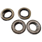 2 Trailer Axle Kits Round 5 x 4.5 Bolt Pattern fits 3500 Camper w/ Hubs+