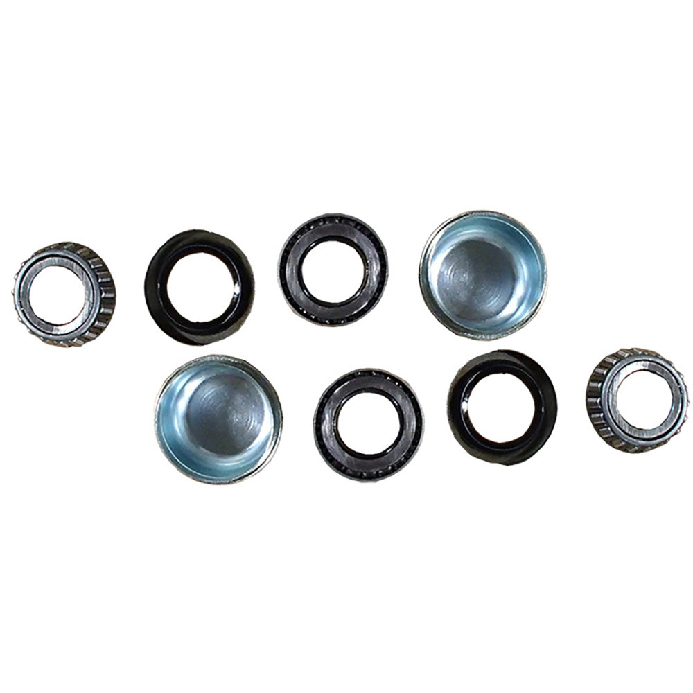 Pair of 4-Bolt On 4 Inch Hub and 1” Spindle Assembly