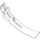 VLD1844 New Universal Products Tractor Left Hand LH Fender Bracket