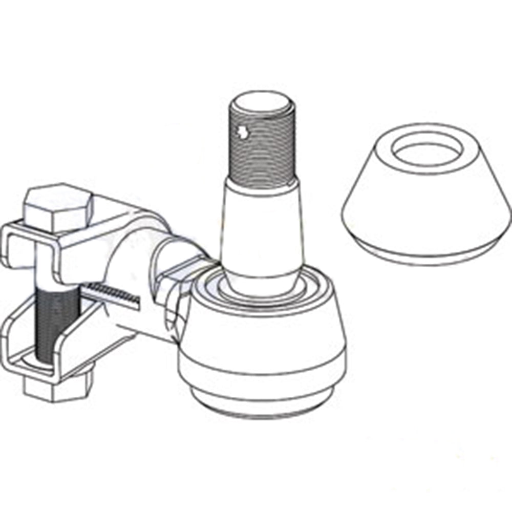 WN-186140C91-PEX Steering Cylinder, Ball Joint Fits International/CaseIH 1420