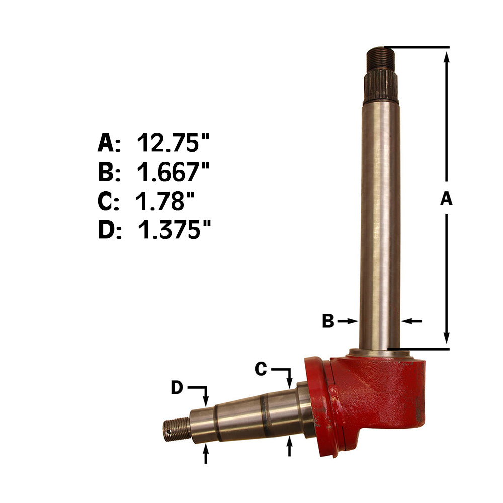 71785TM Taper Mate Spindle Fits International Harvester 656 666 686 756 766 786