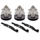 Blades & Spindles Set Fits Cub Cadet Replaces 618-04125 942-04053C