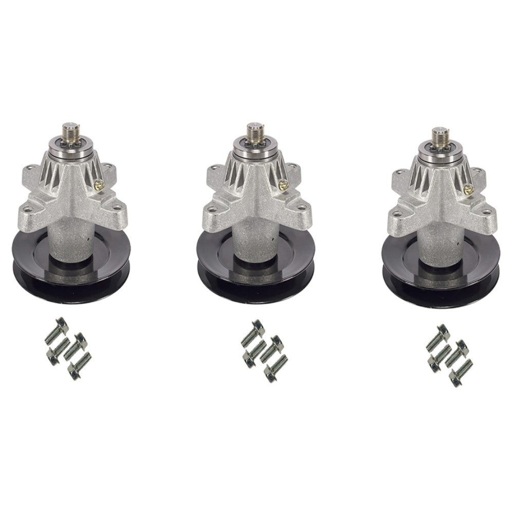 Qty 3: Spindle Assembly with Bolts Fits Cub Cadet Replaces 1724491