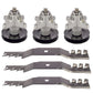 50" Mower Spindle Kit w Mulching Blade Fits Cub Cadet LT1050 LTX1050 LGT1050