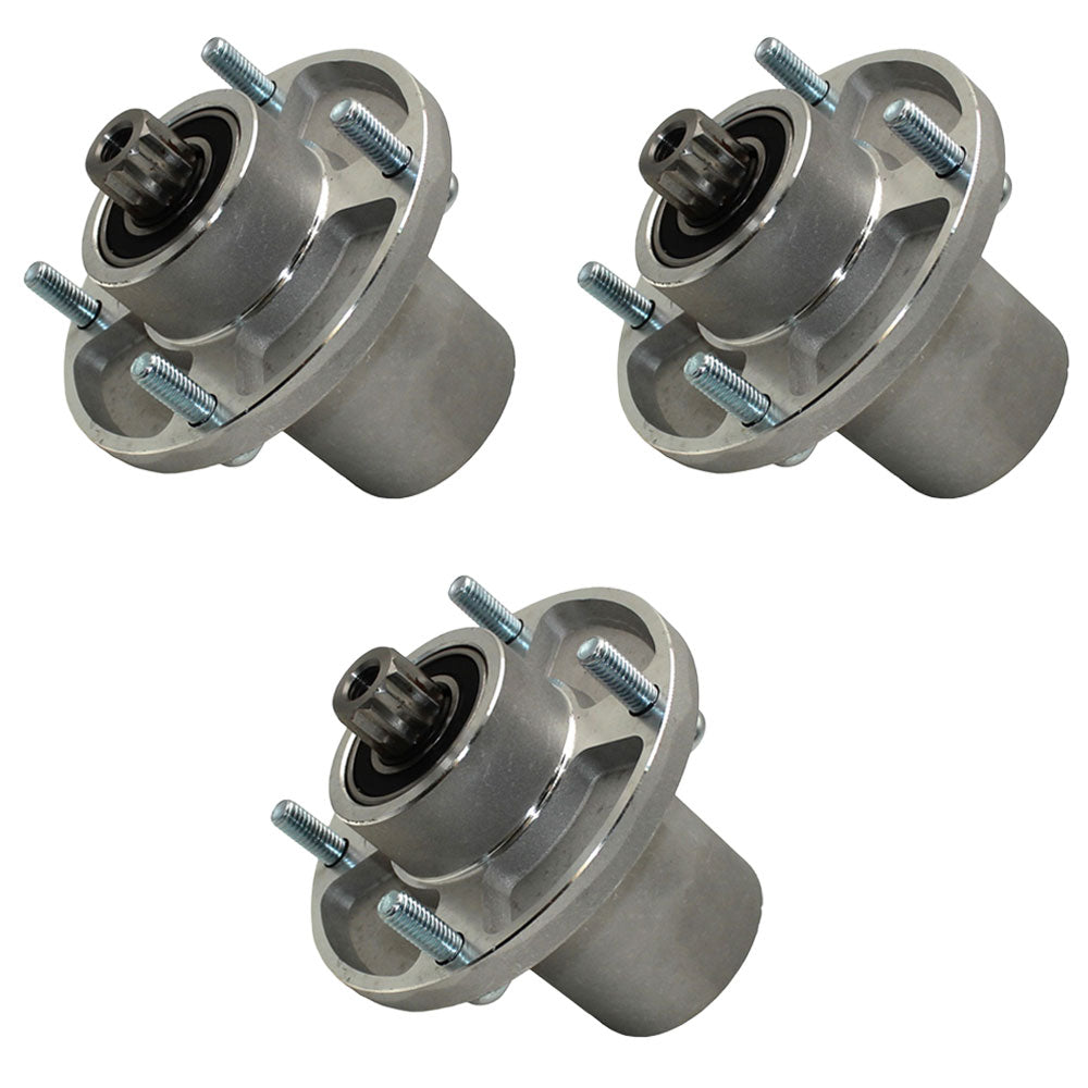 Qty 3: Spindle Assembly Fits Hustler Replaces 601804