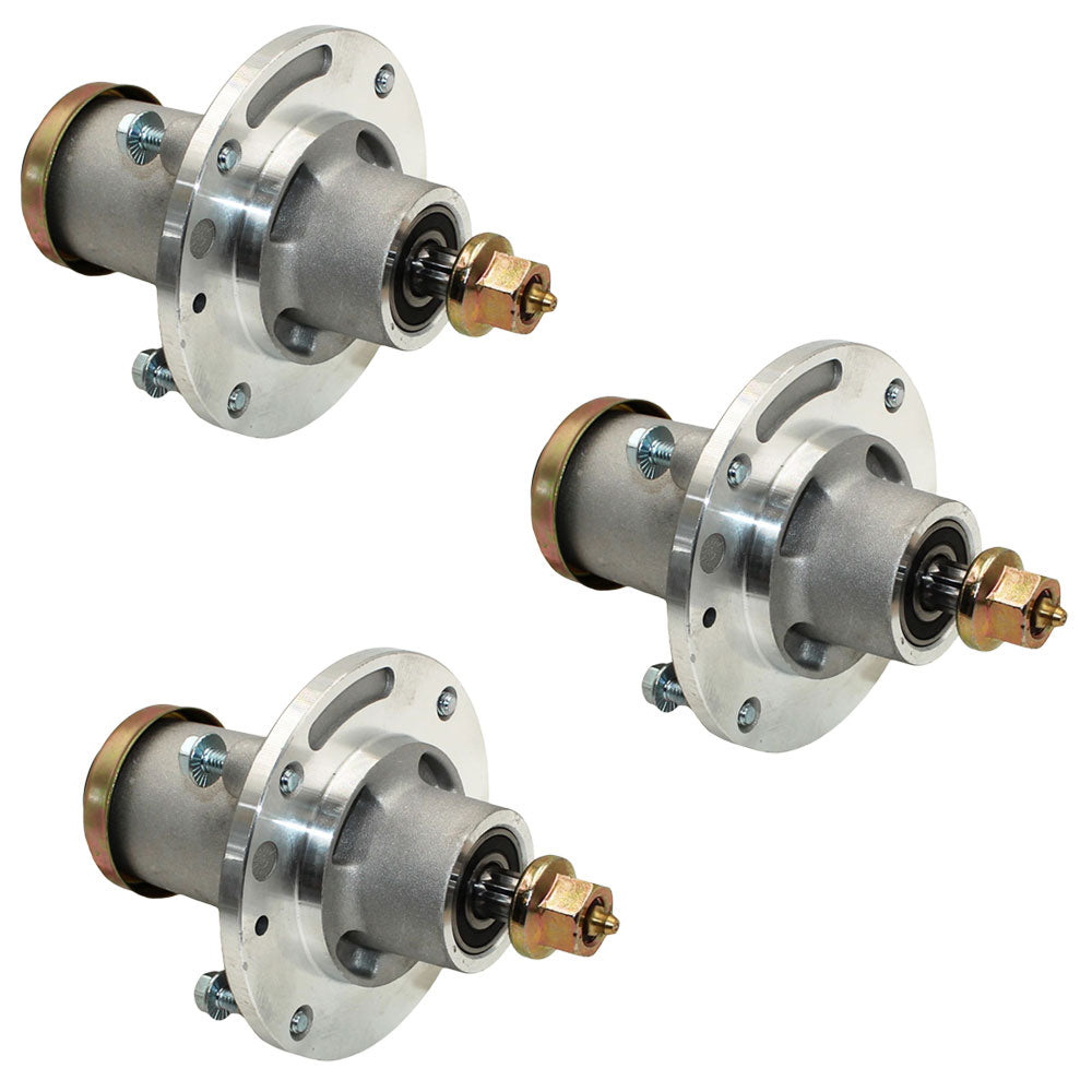 Fits Husqvarna 539112170 Set Of 3 Lawn Mower Spindle Assembly