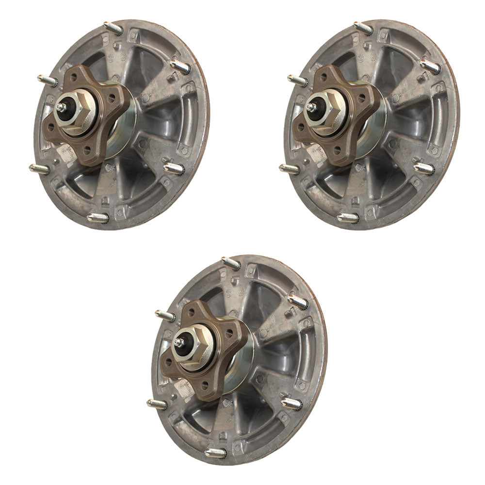 Set of (3) Mower Deck Spindles
 Fits John Deere Replaces TCA17517