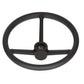 Black Leather Wrapped Steering Wheel RE282643 Fits John Deere 7130 7200R 7210R