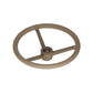 Steering Wheel - Leather Wrapped - Brown Fits John Deere Replaces AL173828-BR