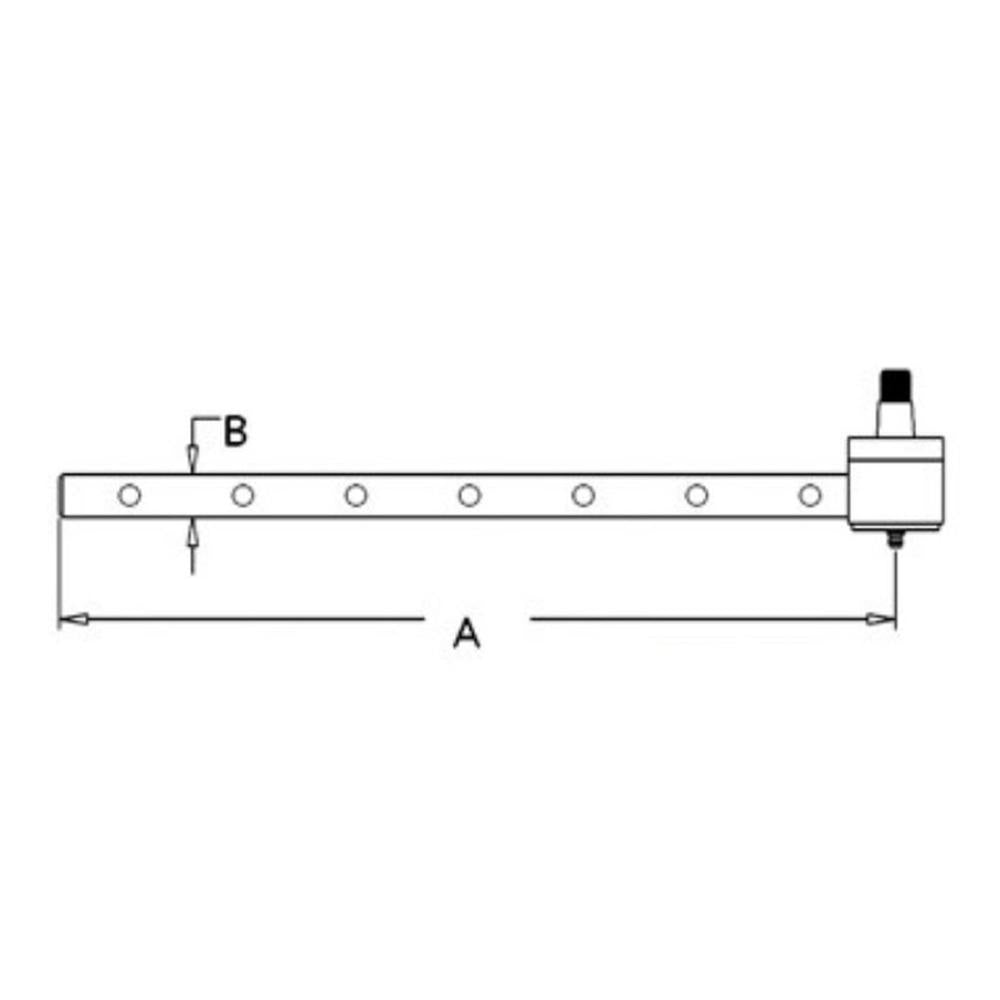 Right Hand Outer Tie Rod Fits Massey Ferguson Replaces 186066M91